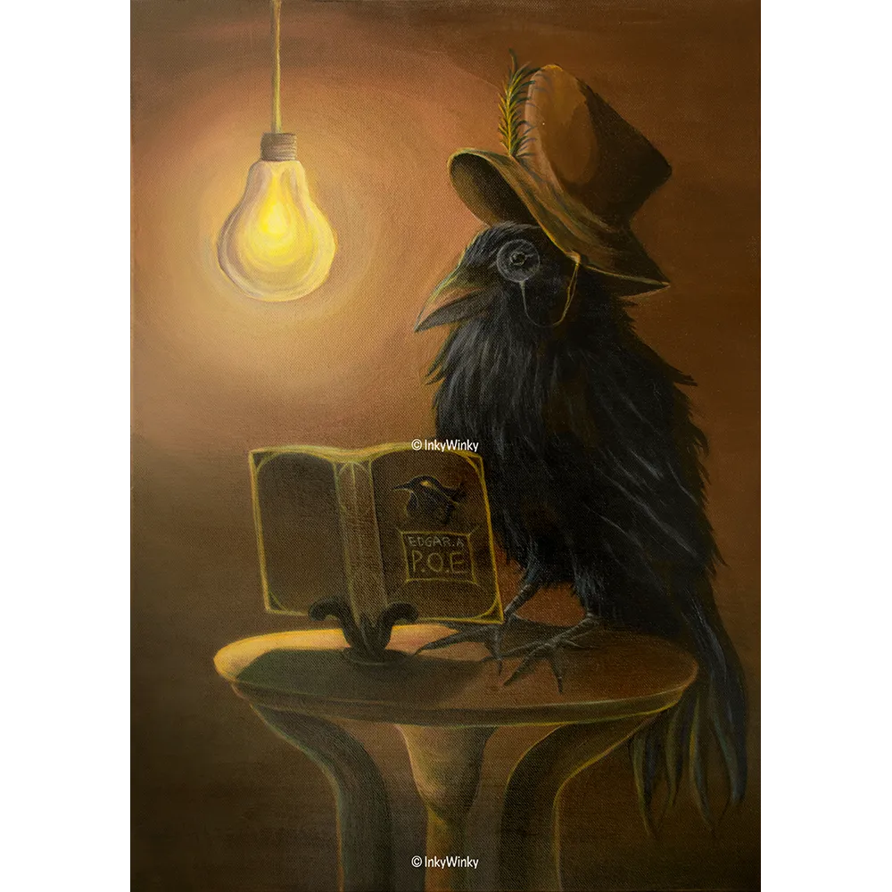 Edgar Allan Crow - Fine Art Print