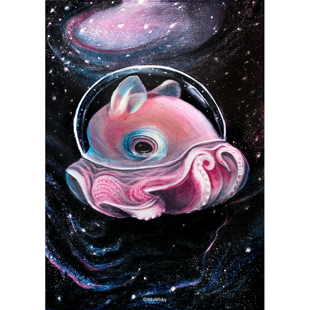 Flapjack in Deep Space - Fine Art Print
